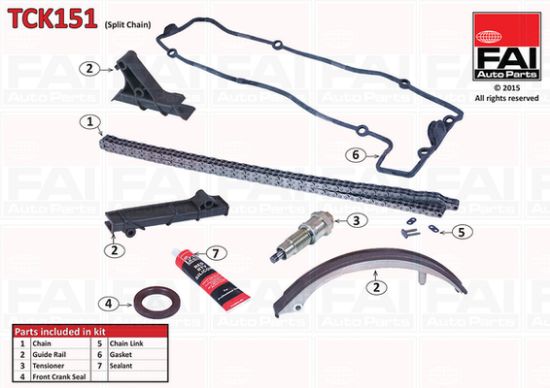 Obrázok Sada rozvodovej reżaze FAI AutoParts  TCK151