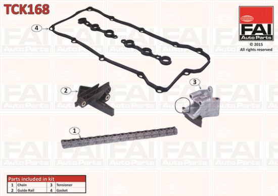Obrázok Sada rozvodovej reżaze FAI AutoParts  TCK168