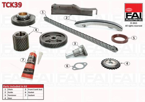 Obrázok Sada rozvodovej reżaze FAI AutoParts  TCK4OPD