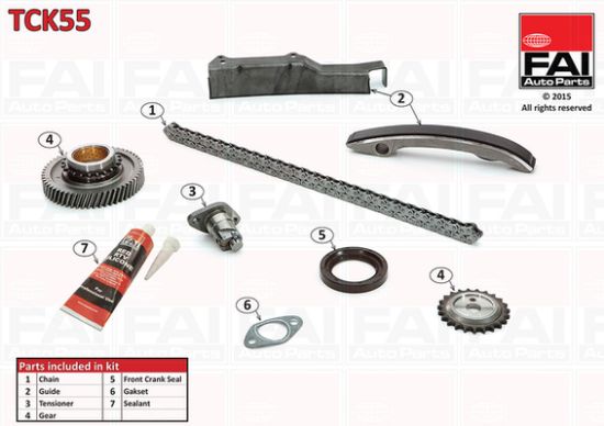 Obrázok Sada rozvodovej reżaze FAI AutoParts  TCK55
