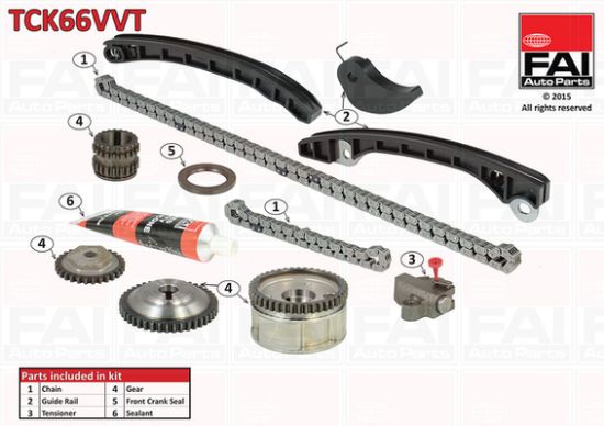 Obrázok Sada rozvodovej reżaze FAI AutoParts  TCK66VVT