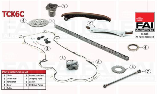 Obrázok Sada rozvodovej reżaze FAI AutoParts  TCK6C