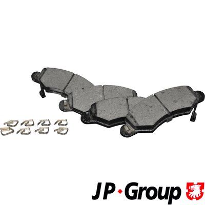Obrázok Sada brzdových platničiek kotúčovej brzdy JP GROUP  1263603010