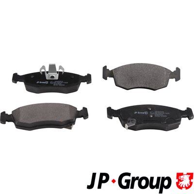 Obrázok Sada brzdových platničiek kotúčovej brzdy JP GROUP  3363605610