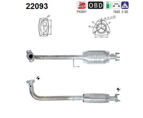 Obrázok Katalyzátor AS  22093