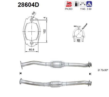 Obrázok Katalyzátor AS  28604D