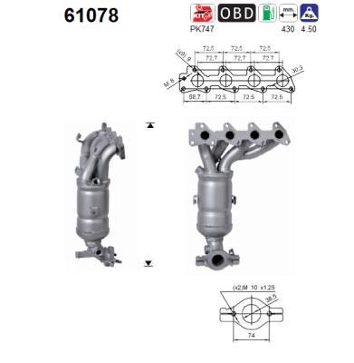 Obrázok Katalyzátor AS  61078