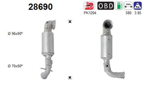 Obrázok Katalyzátor AS  28690