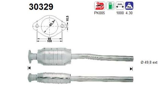 Obrázok Katalyzátor AS  30329