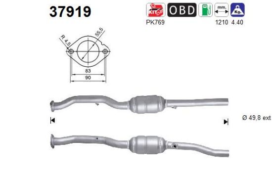 Obrázok Katalyzátor AS  37919