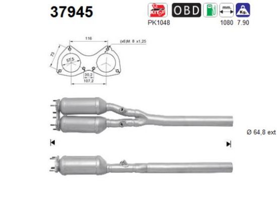 Obrázok Katalyzátor AS  37945