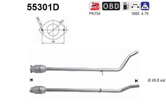 Obrázok Katalyzátor AS  55301D