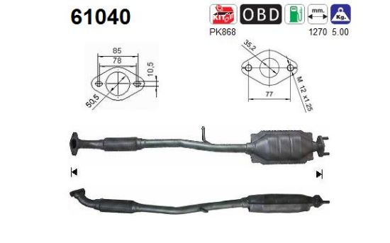 Obrázok Katalyzátor AS  61040