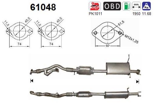 Obrázok Katalyzátor AS  61048