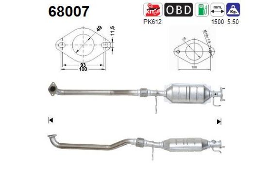 Obrázok Katalyzátor AS  68007