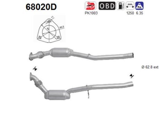Obrázok Katalyzátor AS  68020D