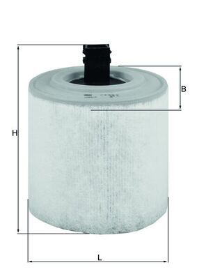 Obrázok Vzduchový filter MAHLE  LX301516