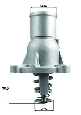 Obrázok Termostat chladenia MAHLE BEHR TI26092