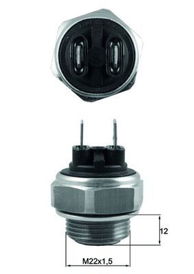 Obrázok Teplotný spínač ventilátora chladenia MAHLE BEHR TSW63