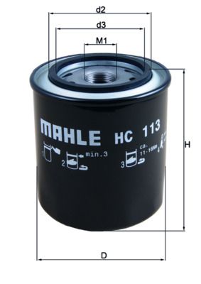 Obrázok Hydraulický filter automatickej prevodovky MAHLE  HC113