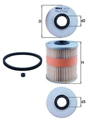 Obrázok Palivový filter MAHLE  KX218D