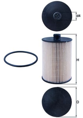 Obrázok Palivový filter MAHLE  KX226D