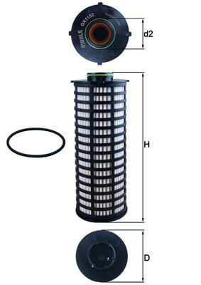 Obrázok Olejový filter MAHLE  OX1152D