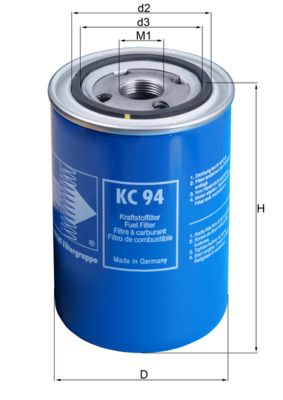 Obrázok Palivový filter MAHLE  KC94