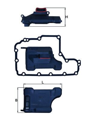 Obrázok Hydraulický filter automatickej prevodovky MAHLE  HX157D