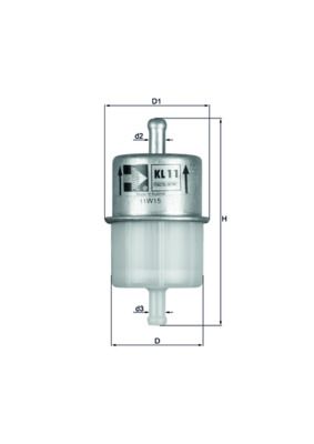 Obrázok Palivový filter MAHLE  KL11OF