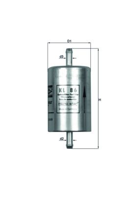 Obrázok Palivový filter MAHLE  KL86