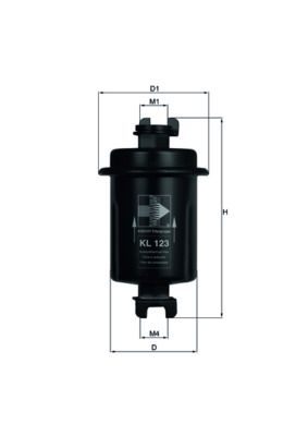 Obrázok Palivový filter MAHLE  KL123
