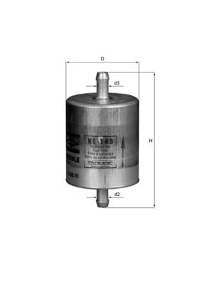 Obrázok Palivový filter MAHLE  KL749