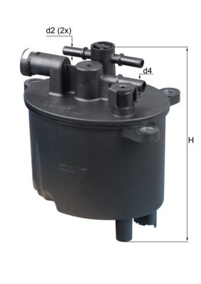 Obrázok Palivový filter MAHLE  KL581