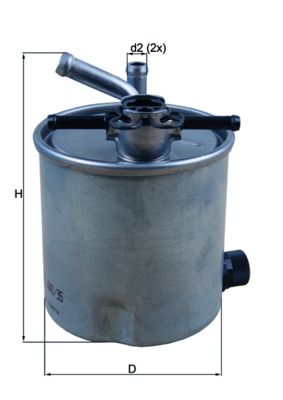 Obrázok Palivový filter MAHLE  KL44035