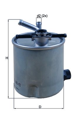 Obrázok Palivový filter MAHLE  KL44043