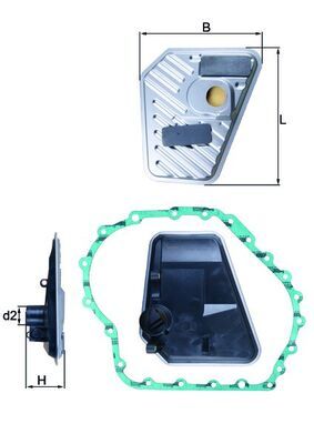 Obrázok Hydraulický filter automatickej prevodovky MAHLE  HX168D