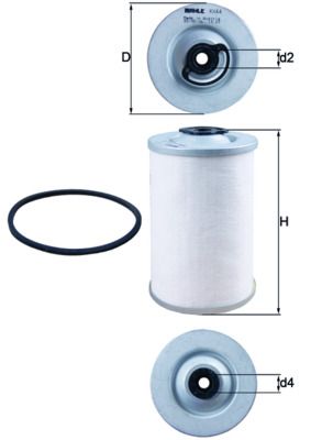 Obrázok Palivový filter MAHLE  KX44D