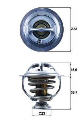 Obrázok Termostat chladenia MAHLE BEHR TX12395D