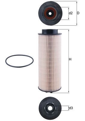 Obrázok Palivový filter MAHLE  KX261D