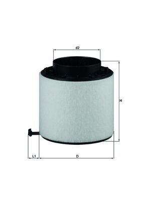 Obrázok Vzduchový filter MAHLE  LX2092D
