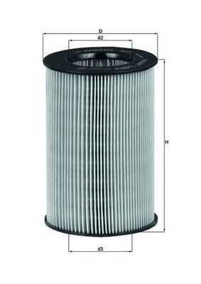 Obrázok Vzduchový filter MAHLE  LX813