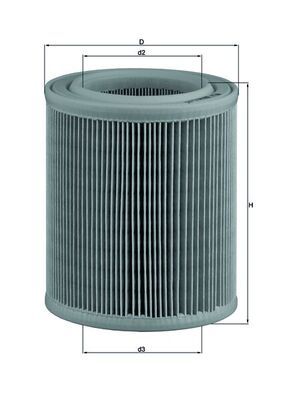 Obrázok Vzduchový filter MAHLE  LX329