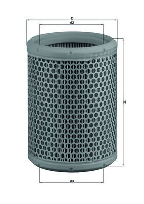 Obrázok Vzduchový filter MAHLE  LX130