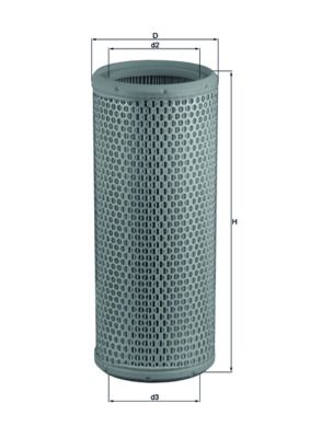 Obrázok Vzduchový filter MAHLE  LX147