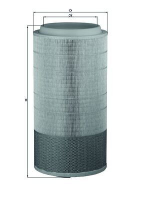 Obrázok Vzduchový filter MAHLE  LX3155