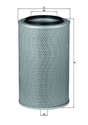 Obrázok Vzduchový filter MAHLE  LX227