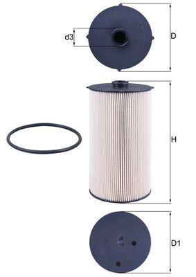 Obrázok Palivový filter MAHLE  KX462D