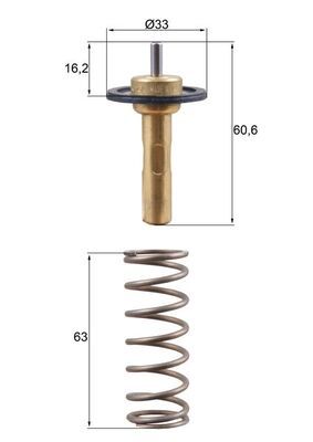 Obrázok Termostat chladenia MAHLE BEHR TX31190D