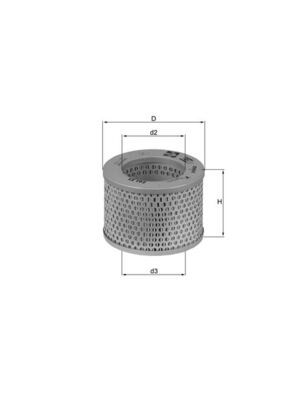 Obrázok Palivový filter MAHLE  KL254